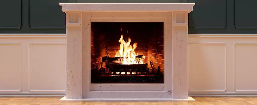 Decorative Electric Fireplace Installation in Weslaco, Texas