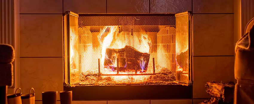 Mendota Hearth Landscape Fireplace Installation in Weslaco, Texas