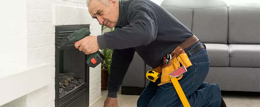 New Indoor Fireplace Installation in Weslaco, Texas
