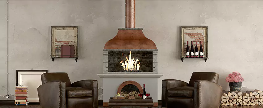 Thelin Hearth Products Providence Pellet Insert Fireplace Installation in Weslaco, TX