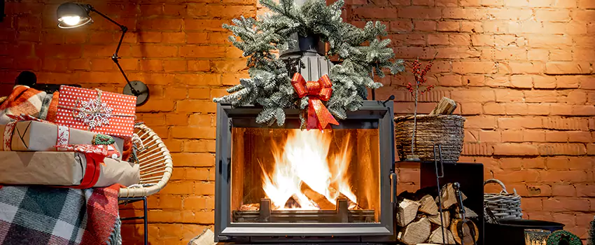 Travis Industries Linear Gas Fireplace Installation in Weslaco, Texas